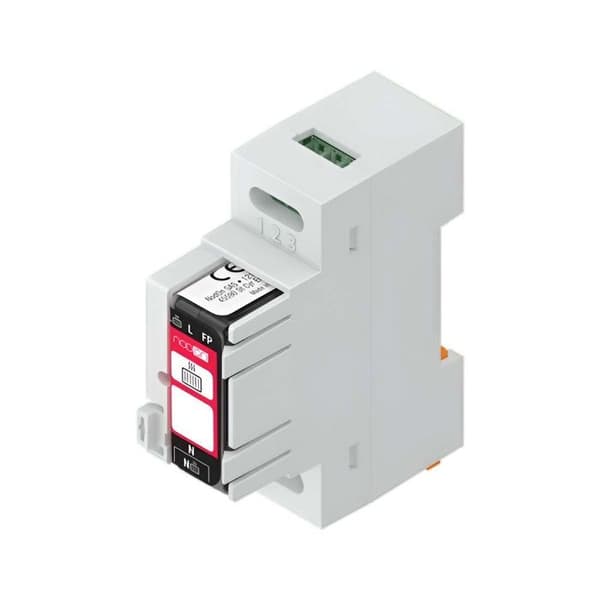 DIN-skena V3 Version Power-hölje för elektriska moduler 14A IP20 NODON Vit