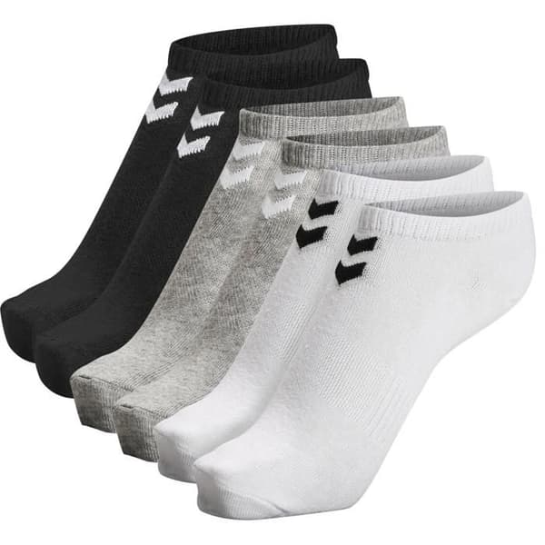 Hummel Chevron låga strumpor (x6) - svart