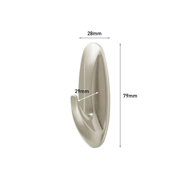 COMMAND 3M DESIGNER HOOK, STORLEK: M, SILVER BLACK 17081BNFGN