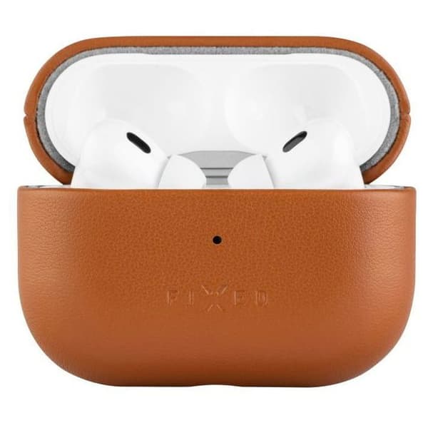 FIXED PodsLäder för Apple AirPods 3 brun