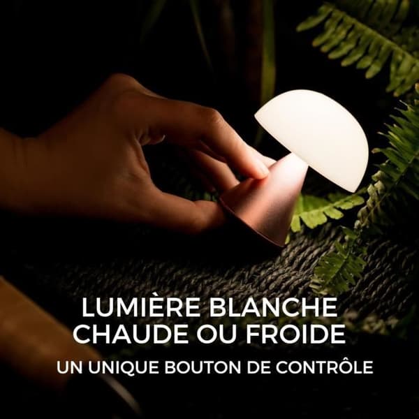 Lampe - Lexon - MINA - Uppladdningsbar USB - LED - Ljusblå