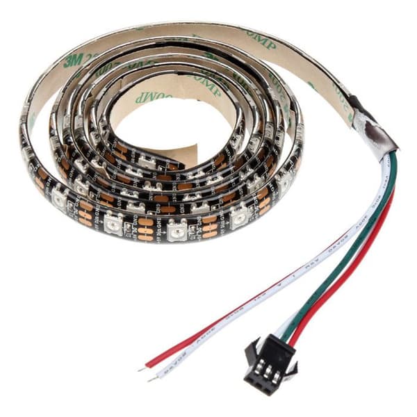 Lamptron FlexLight Multiprogrammerbara RGB-LED, 0,000000 Svart