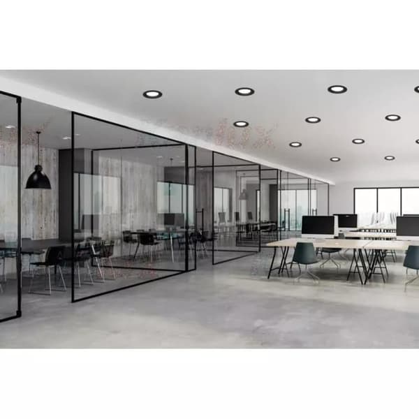 Spot LED Inbyggd Svart 30W