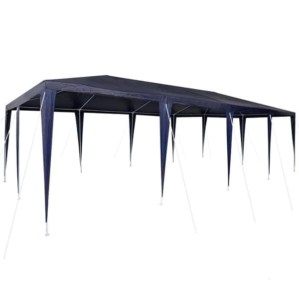 Blå Festtält 8x4 m PE
