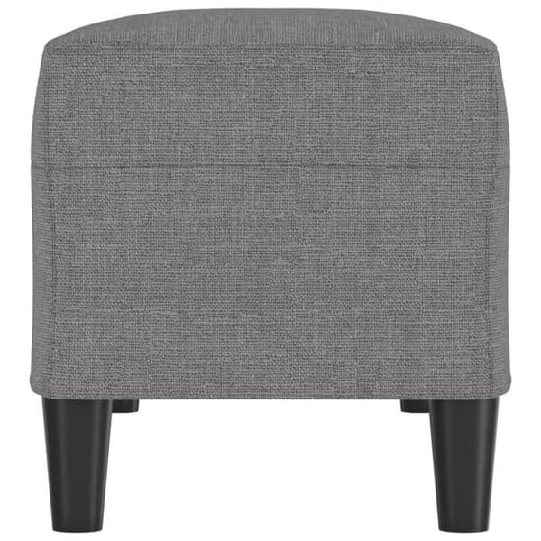 Grått bank 100x35x41 cm Tyg