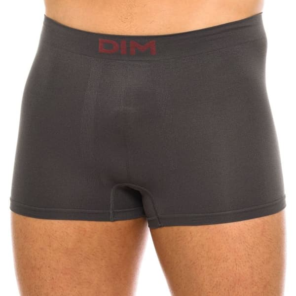 Pack av 2 Unno Basic sömlösa boxers D05HH för män - Grå vinröd