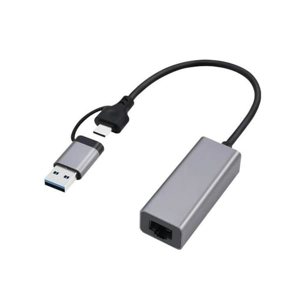 Nätverksadapter - GEMBIRD - A-USB3AC-LAN-01 - USB 3.1 - Typ-C - Gigabit