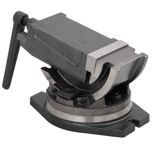 vidaXL 2-axligt tippbart skruvstycke 100 mm 145390
