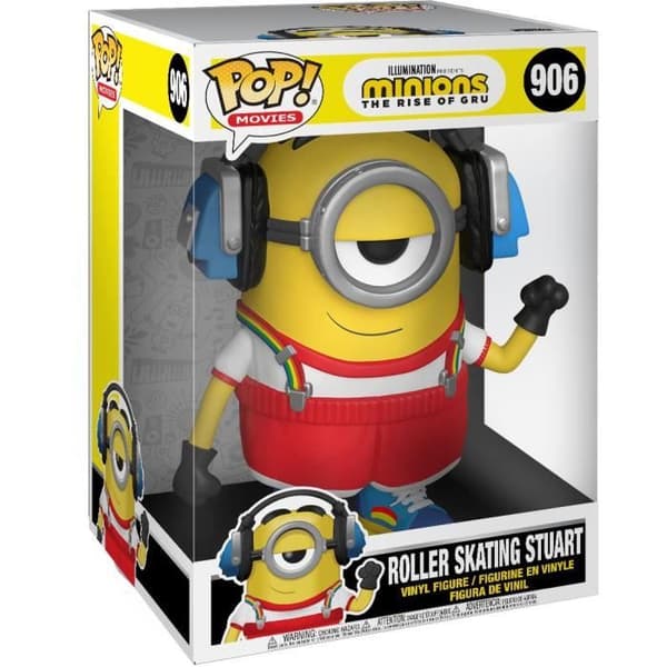 Funko Pop! Filmer: Minions 2- 10" Roller Skating Stuart