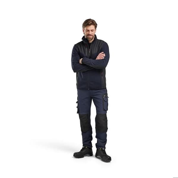 Blaklader stickad jacka