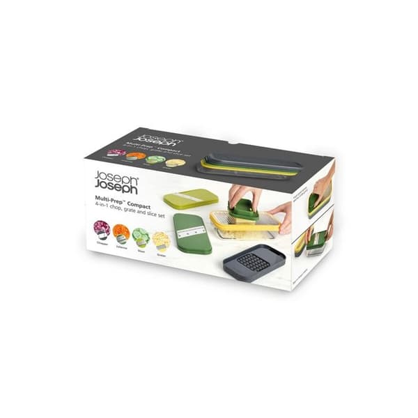 Joseph Joseph Multi-Prep Compact 4-i-1 kökstillbehörsset för hackning, rivning och skivning
