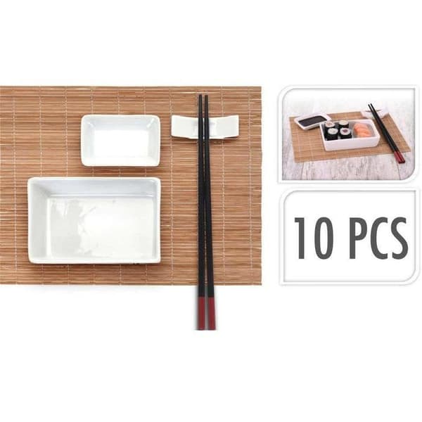 KIT 10 DELAR FÖR SUSHI GÅVOIDE