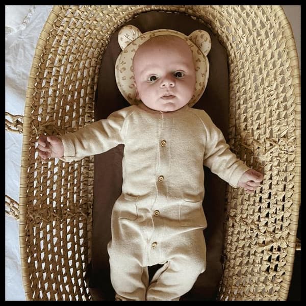 Candide - Kudde för babyns huvud P'tit Panda Leopard