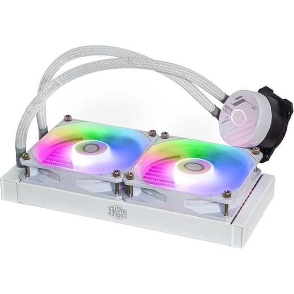 Vattenkylning - COOLER MASTER - MasterLiquid 240L Core White ARGB (MLW-D24M-A18PZ-RW)