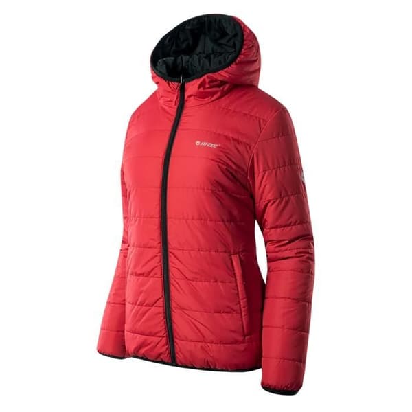 Doudoune dam Hi-Tec Halden - svart/salsa
