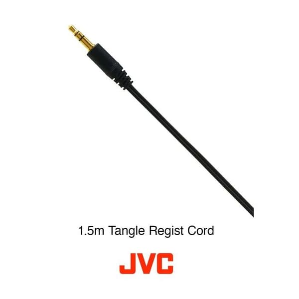 Hörlurar - JVC - HA-L50-B-E - Lätta - Fällbara - 3,5 mm kontakt