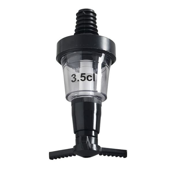 Doseringstratt - HENDI - 598313 - 40 ml - Plast - Svart