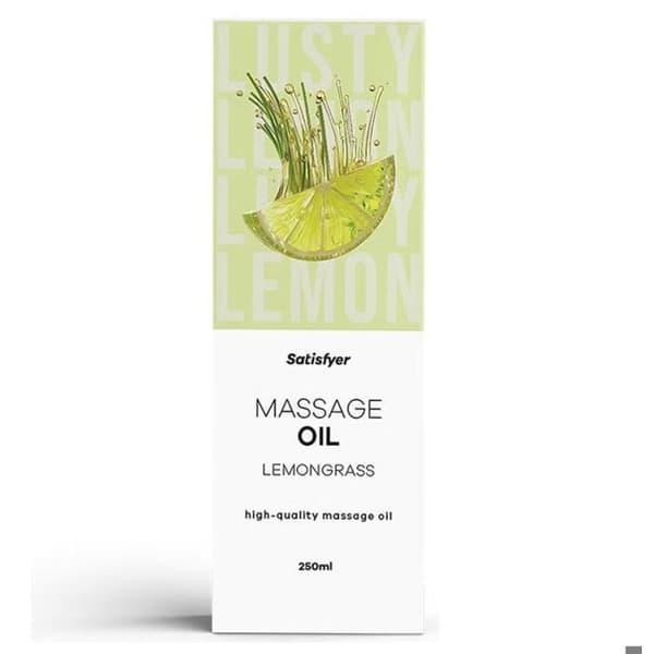 Högkvalitativ citronella massageolja 250 ml - Satisfyer
