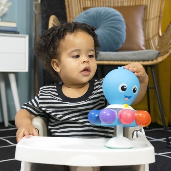 BABY EINSTEIN OPUS bläckfisk - Sensorisk sugpropp leksak som snurrar 3M+ babypresent