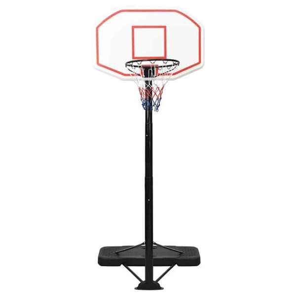 Stöd för basketboll Vit 258 363 cm Polyeten