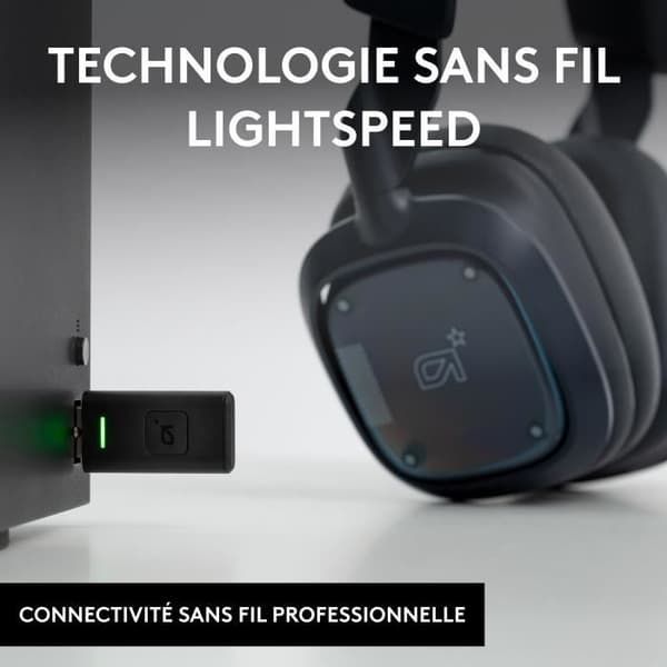 Gaming-headset - Trådlös - Logitech G - A30 - PS5, PS4, PC, MAC, Mobil - Mörkblå