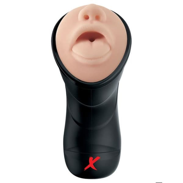 Masturbator - Pipedream - PDX Elite - Vibrerande - Svart - Deep throat effekt