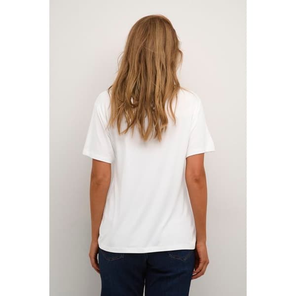 T-shirt med V-ringning dam KAFFE Frida