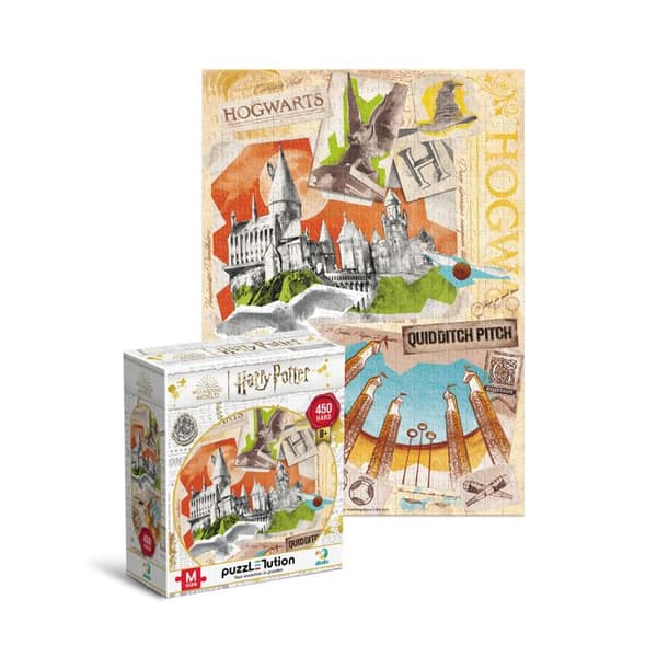 Pussel - DODO - Hogwarts skola - 450 bitar - 8 år - Hållbara material