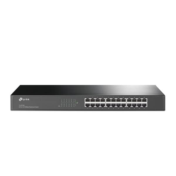 Switch 24 portar - TP-LINK - SF1024 - 10/100 Mbps - Rackmonterbar - Metall