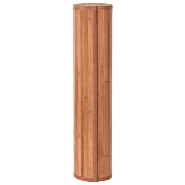vidaXL Rektangulär matta brun 70x400 cm bambu, vardagsrumsmatta, köksmatta, rektangulär matta, sovrumsmatta 376884