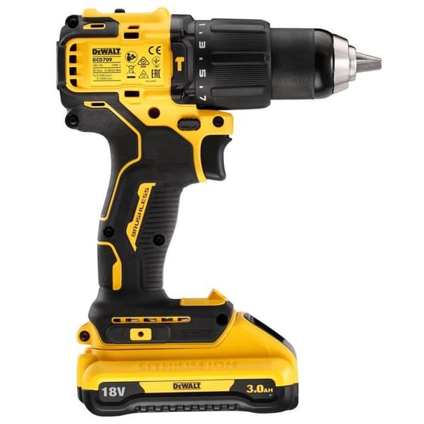 DEWALT Borrmaskin percu 18V 3 Ah - DCD709L2T