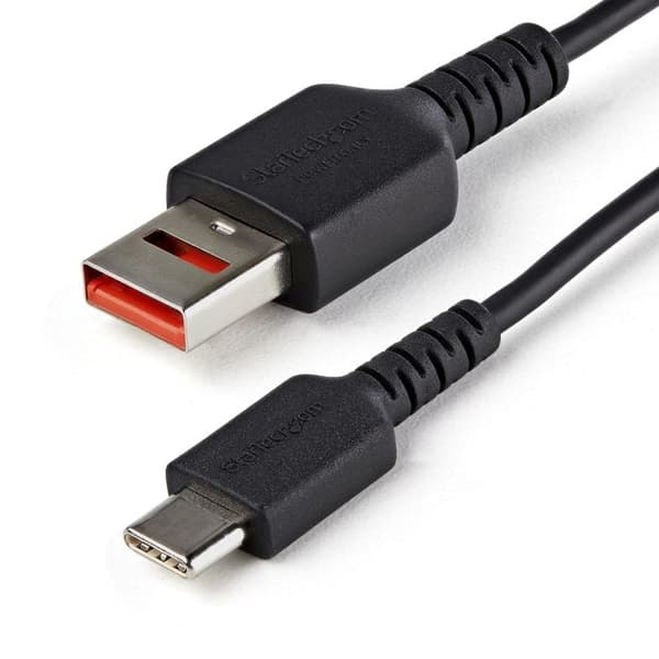 Startech USBSCHAC1M USB A till USB C Kabel Svart - - - Startech
