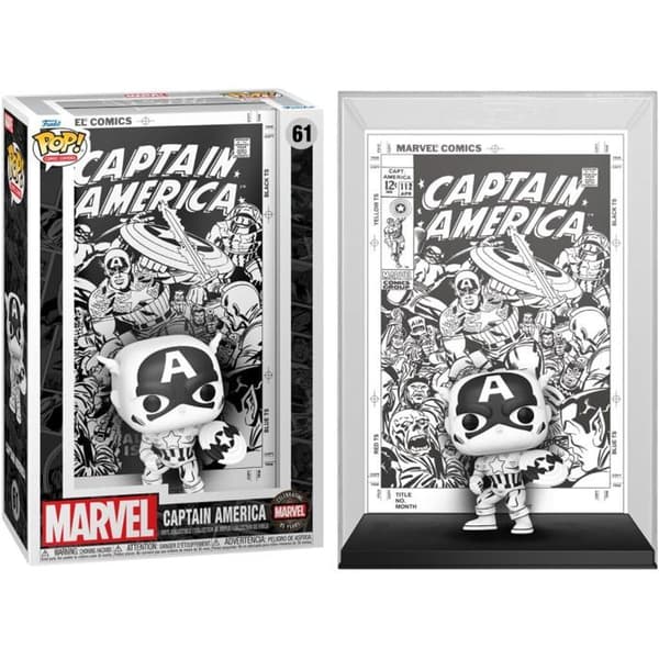Figurine Funko Pop! Comic Cover | Marvels 85:e | Captain America