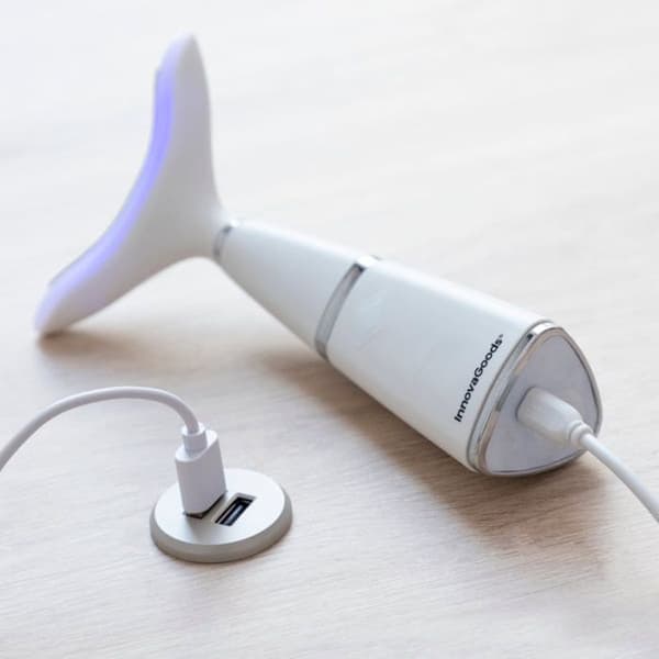 Dubbelhakas reducer - InnovaGoods - Elektrisk modell - Fototerapi - Termoterapi - Vibration