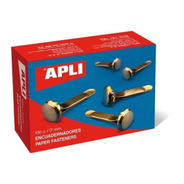 Apli Agipa - Rund Parisisk Klämma 17 mm Guld