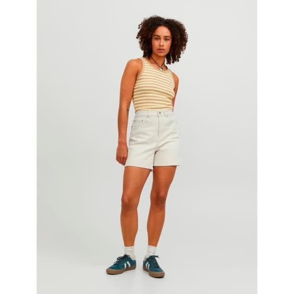 Kort för dam - Jack & Jones - Beige - 98% Bomull - 2% Elastan - Bekväm