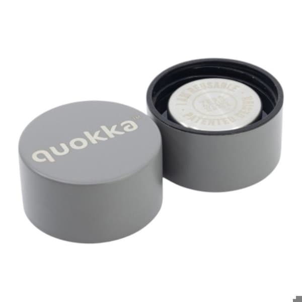 Isolerad flaska - Quokka - Solid - Rostfritt stål - 630 ml - Grå