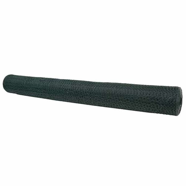 vidaXL Hexagonal stängsel Grön 1 x 50 m PVC 42005422