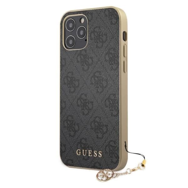 Skyddsfodral för iPhone 12/12 Pro med 4G Guess Grey Pattern
