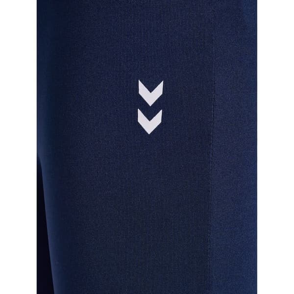 Högmidjade leggings för flickor Hummel - black iris/black iris