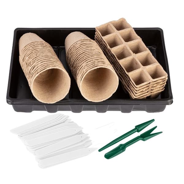 Trädgårdsset - VERTO - 88 delar - Plast - Torv - Vit