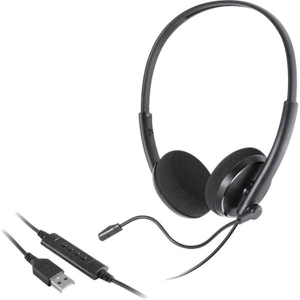 Hörlurar - MOZOS - MTX 1091 ECO - USB-A - Mikrofon - Över örat