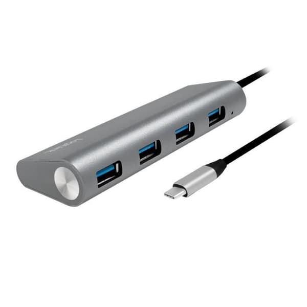 LogiLink UA0309, USB 3.0 (3.1 Gen 1) Type-C, USB 3.0 (3.1 Gen 1) Type-A, 5000 Mbit/s, Grå, Android, Chrome