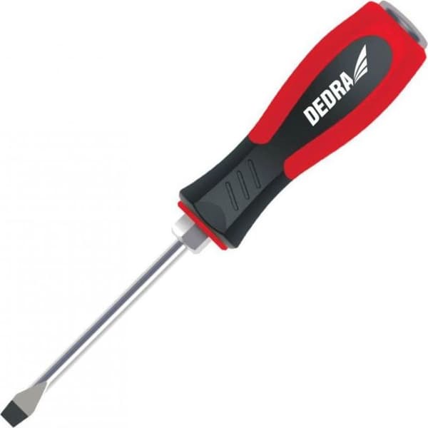 Skruvmejsel - Dedra - 06A068 - Flat Typ - Standard - För Hammarslag