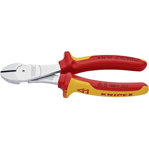 Högväxel sidoskärtång - KNIPEX - 180 mm - Krom-vanadinstål