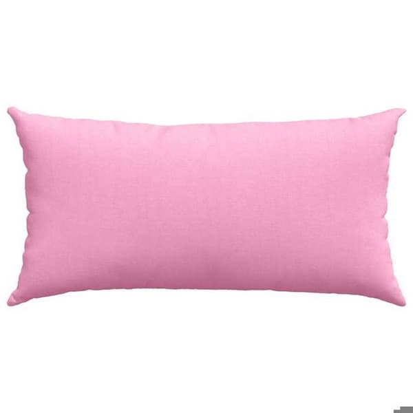 vidaXL Soffkuddar 2 st Rosa 80 x 40 cm tyg 42013711