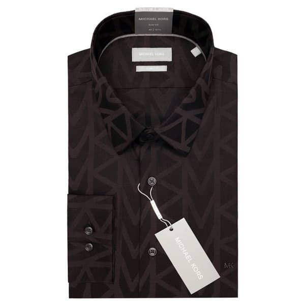 Skjorta Michael Kors Mk Jacquard Slim Fit