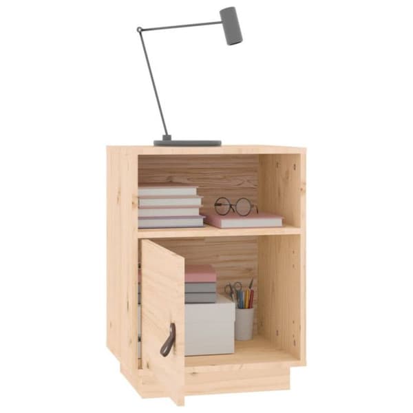 vidaXL Nattduksbord 40x34x55 cm Solid furu 818315