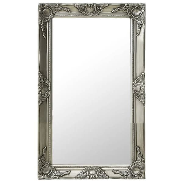 vidaXL Barockstil Väggspegel 50x80 cm Silver 320322