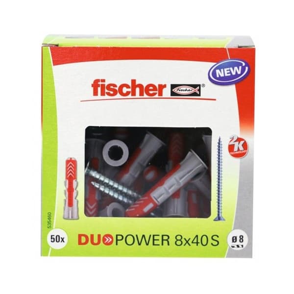 Bi-material ankare Duopower med skruv 8 x 40 50
